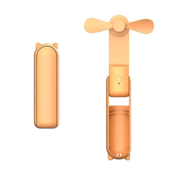 Mini Rechargeable Handheld Small Pocket Fan with Power Bank