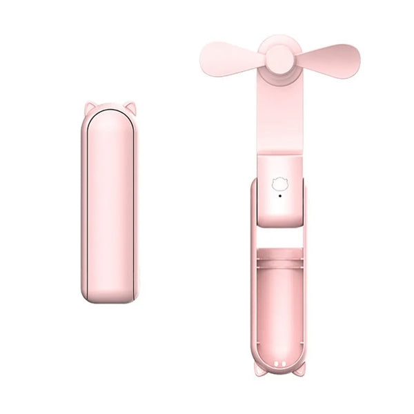 Mini Rechargeable Handheld Small Pocket Fan with Power Bank