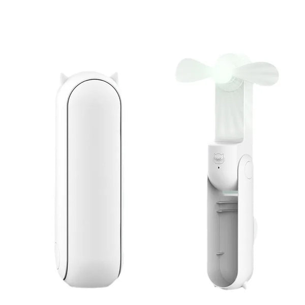 Mini Rechargeable Handheld Small Pocket Fan with Power Bank