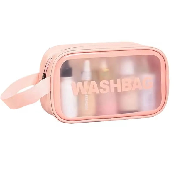 Medium PU Waterproof Clear Cosmetic Bag