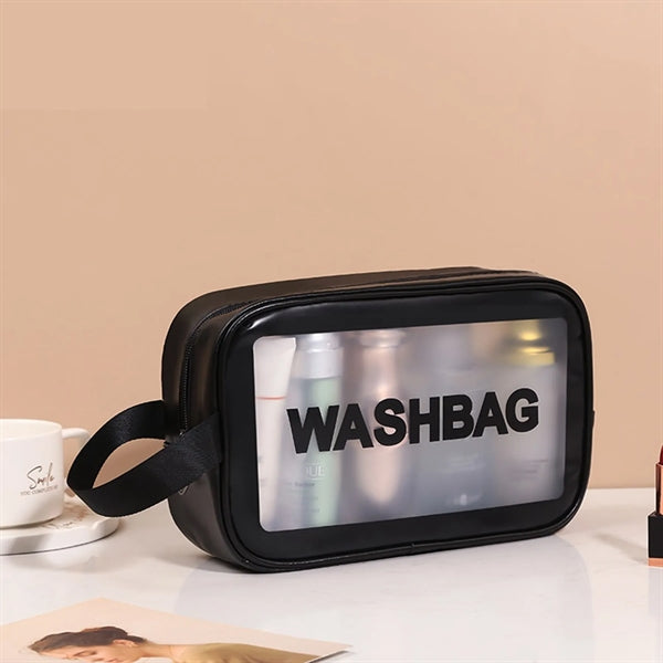 Medium PU Waterproof Clear Cosmetic Bag