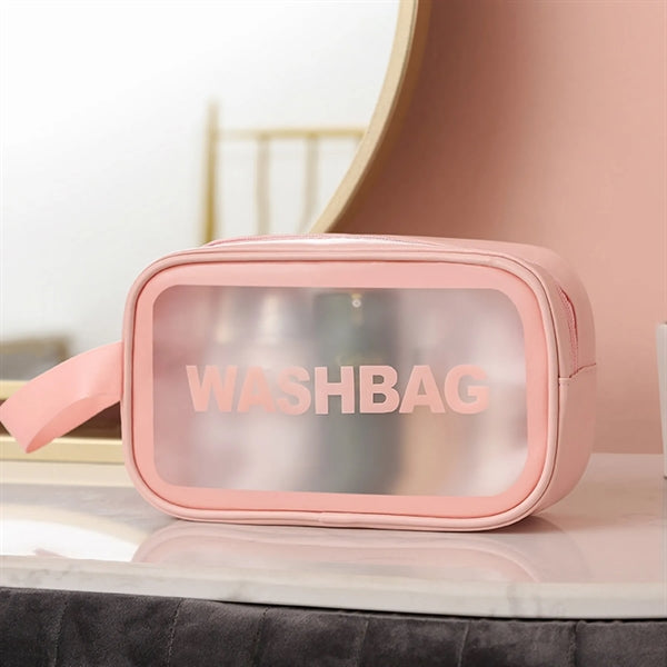 Medium PU Waterproof Clear Cosmetic Bag