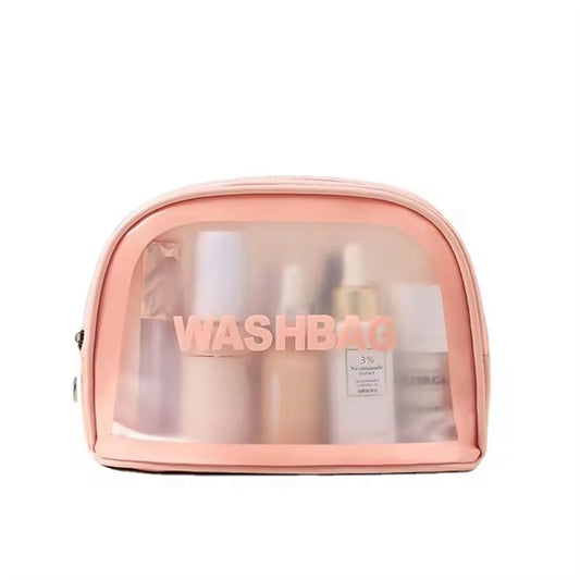 Portable PVC Wash Bags for Travel Makeup Storage