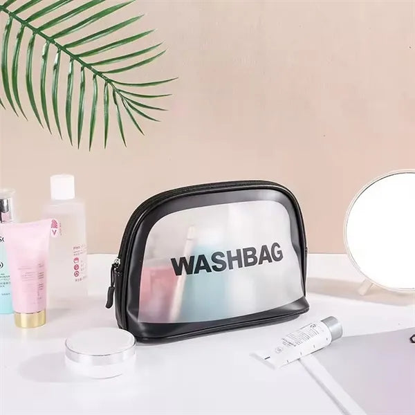 Portable PVC Wash Bags for Travel Makeup Storage