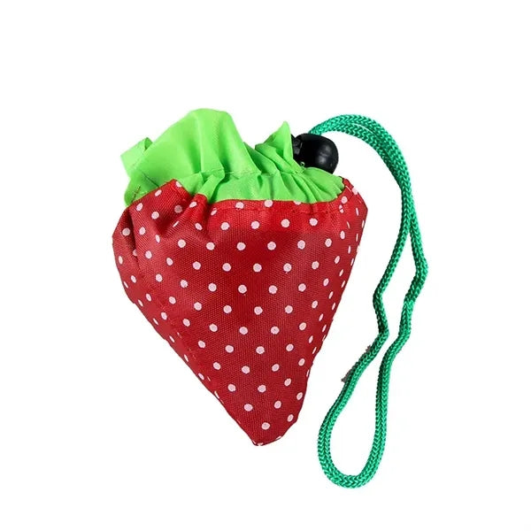 Folding Strawberry Tote Bag