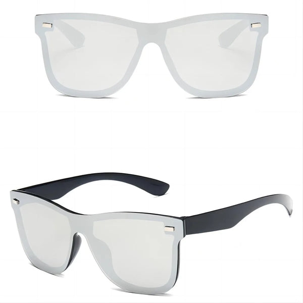 Rimless Mirrored Sunglasses