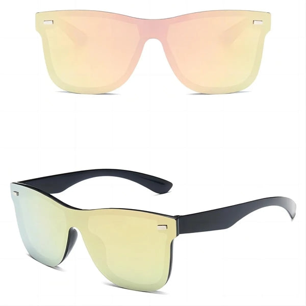 Rimless Mirrored Sunglasses