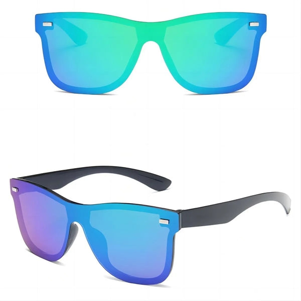 Rimless Mirrored Sunglasses