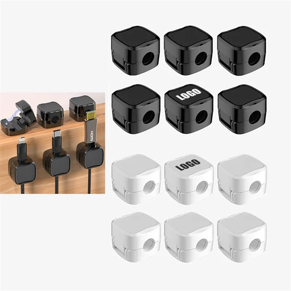 6 Pack Magnetic Cord Organizer Set