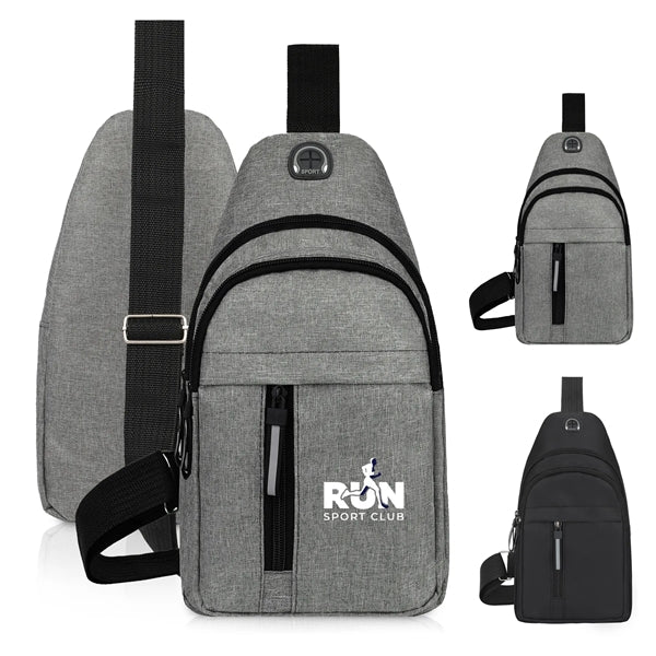 Crossbody Sling Backpack (Ocean)