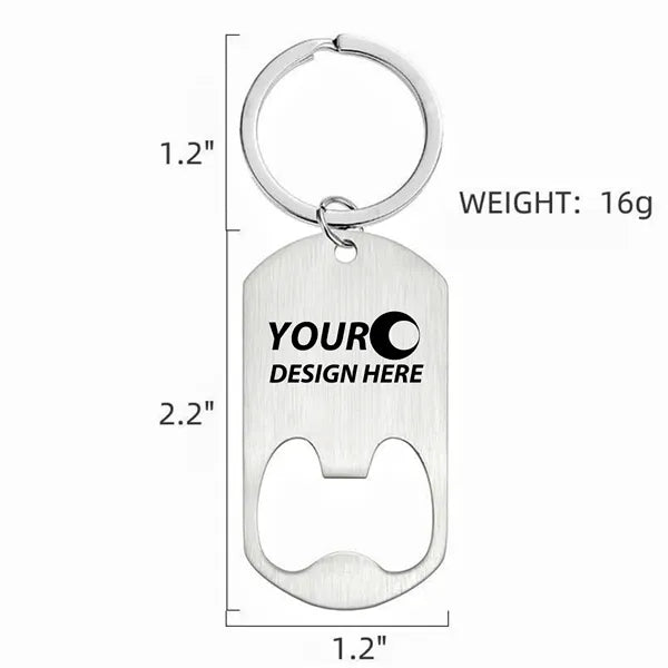 Metal Bottle Opener Keychain