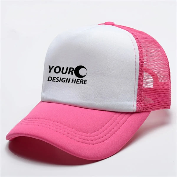 5 Panel Foam Mesh Back Trucker Cap