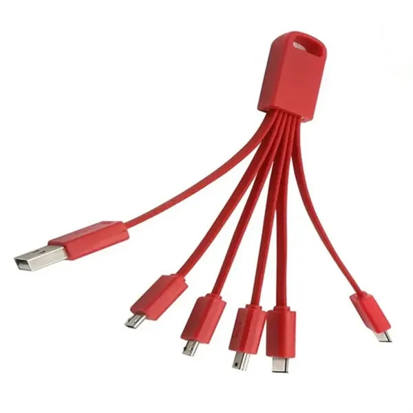 6in1 Multiple USB Fast Charger Cord Adapter For MobileTablet