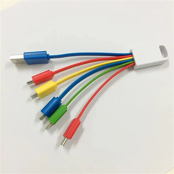 6in1 Multiple USB Fast Charger Cord Adapter For MobileTablet