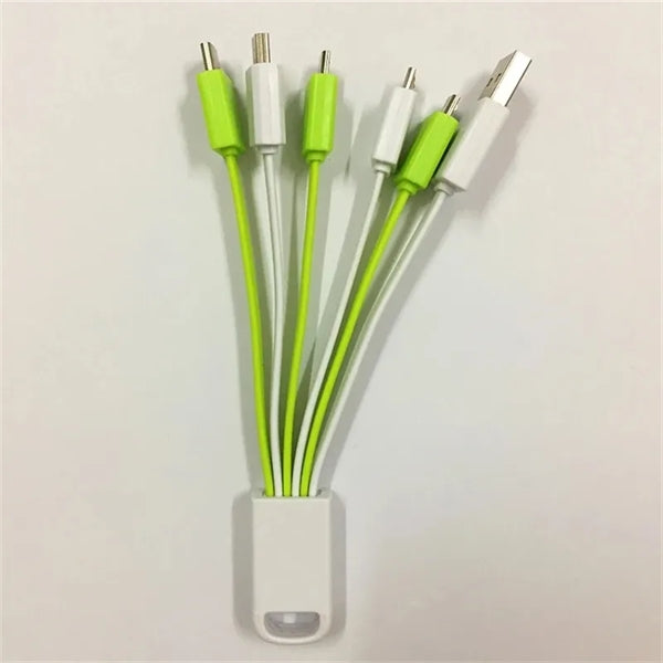 6in1 Multiple USB Fast Charger Cord Adapter For MobileTablet