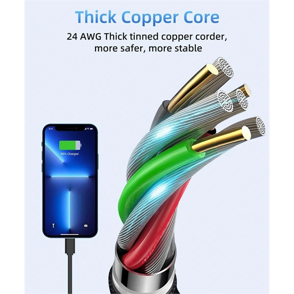6in1 Multiple USB Fast Charger Cord Adapter For MobileTablet