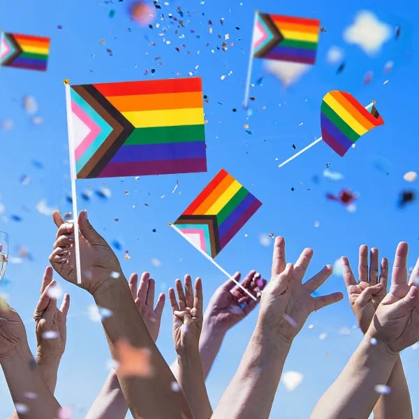 Progress Rainbow Pride Flag