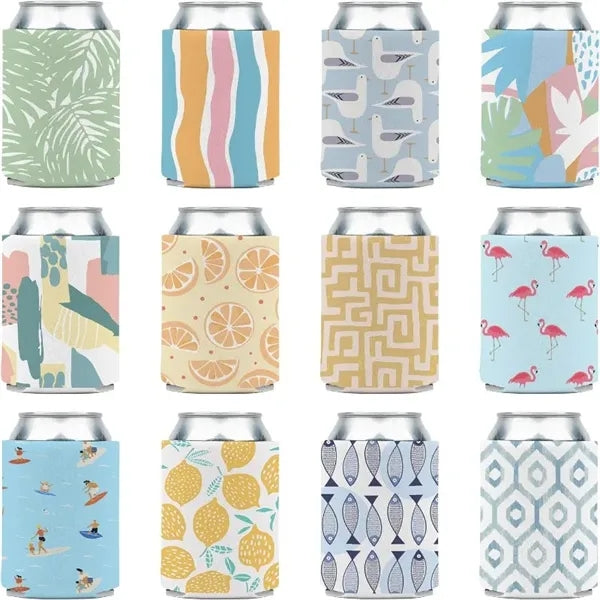 Rainbow Design Beer Can Coolers Sleeves