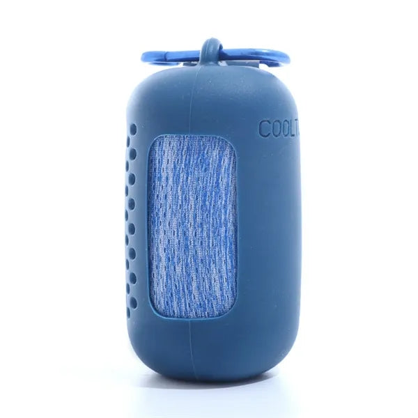 Quick Dry Sport Cooling Towel with Silicone Package