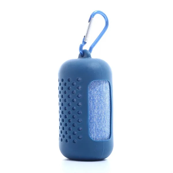 Quick Dry Sport Cooling Towel with Silicone Package