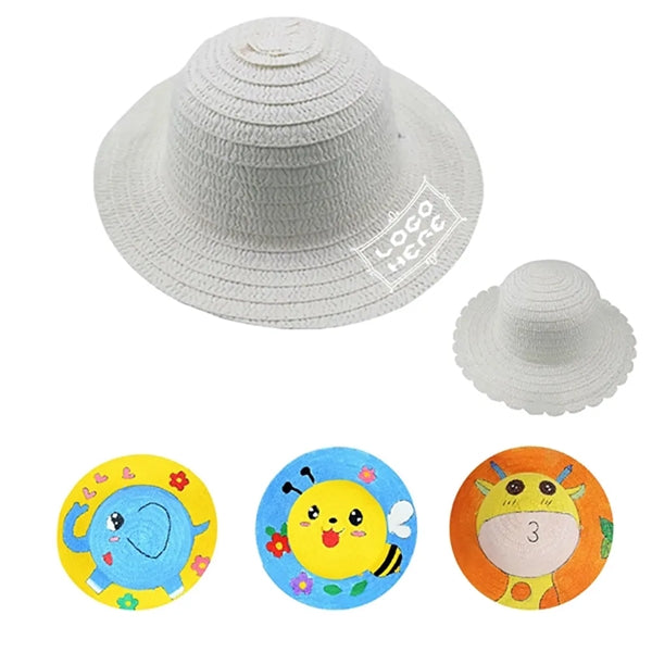 Kid DIY Straw Hat