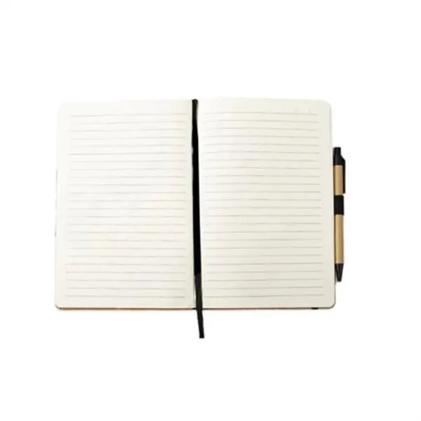 Cork Notebook With Pen Holder