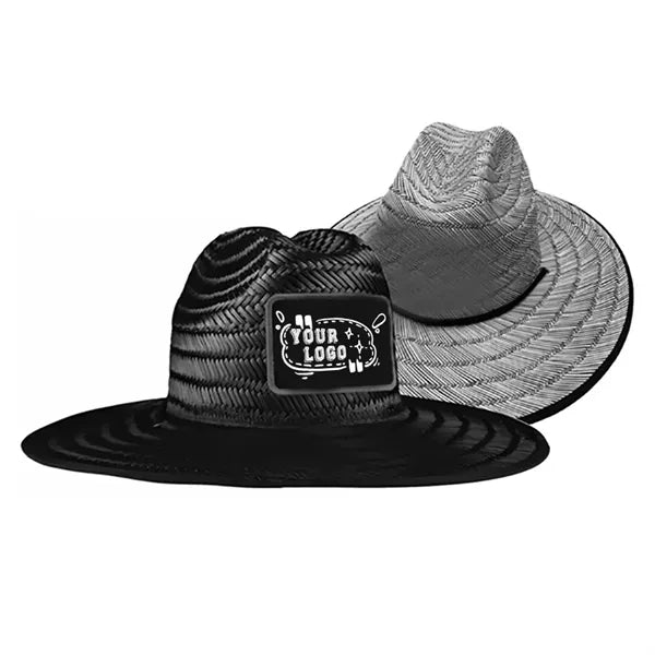 Straw Hat W/ Custom Patch