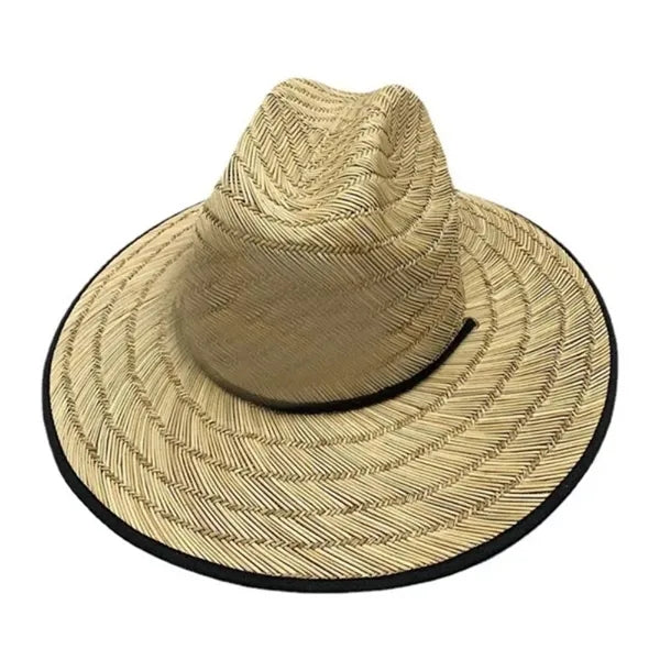 Straw Hat W/ Custom Patch
