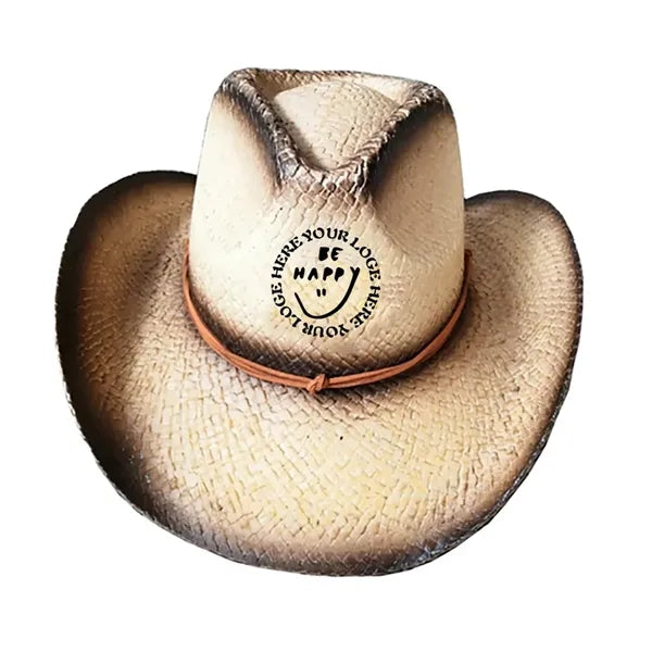 Cowboy Paper Straw Hat