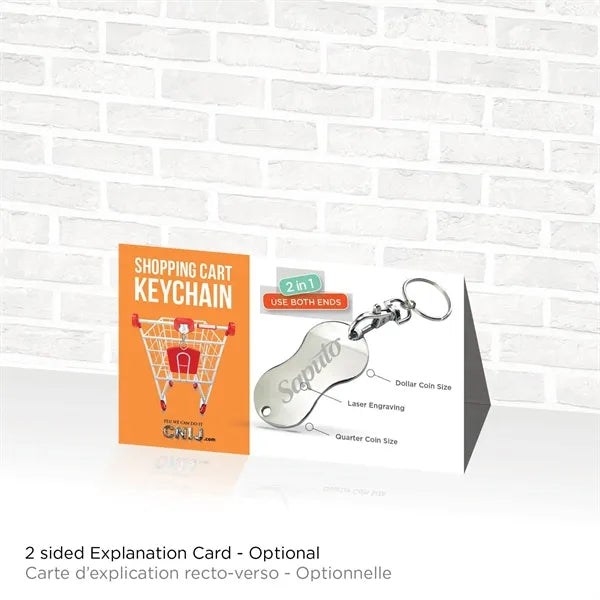 Shopping Cart Token Key Chain
