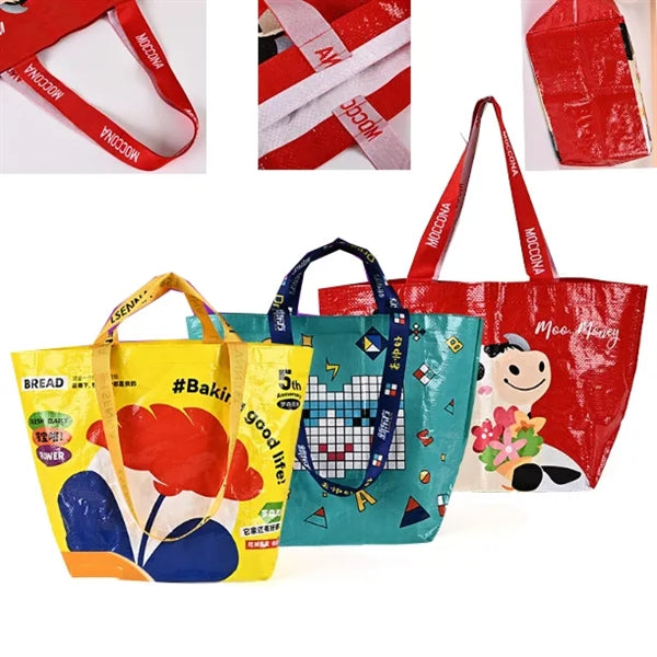 Woven Bag with Full-Color Print & Laminate