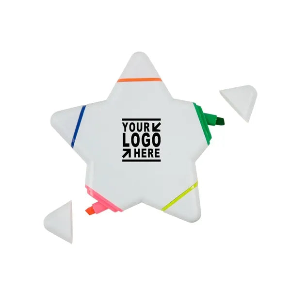 5 Colors Star Shape Highlighter Marker