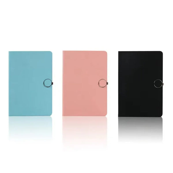 PU Leather Magnetic Clip A5 Notebook