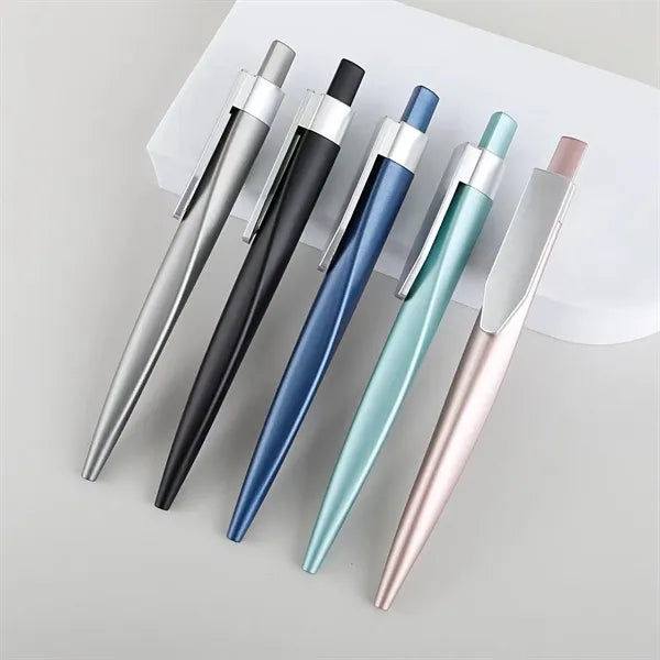 Metallic Paint Triangle Press-type Ballpoint Pen