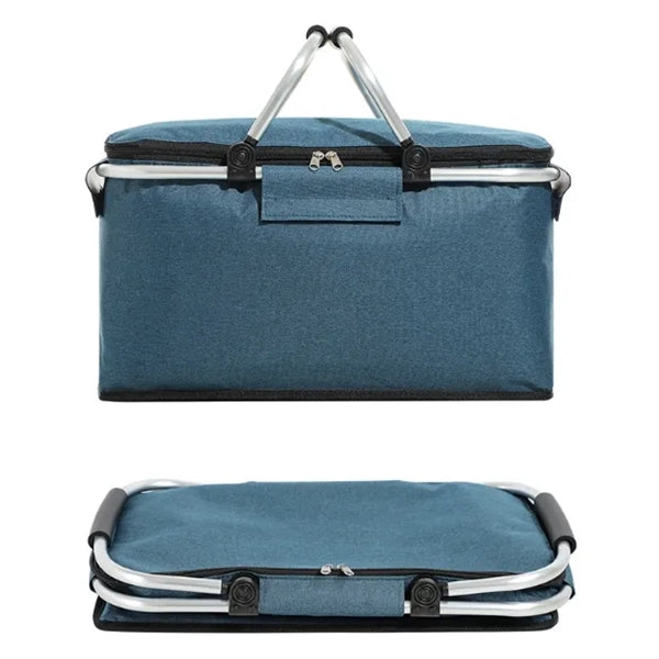 Foldable Cooler Picnic Basket