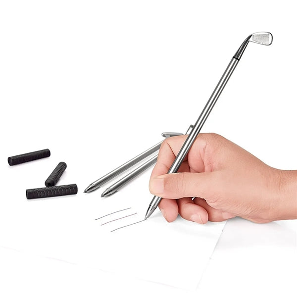 Golf Pen Set Ballpoint Mini Club Desk Toys Top Gift