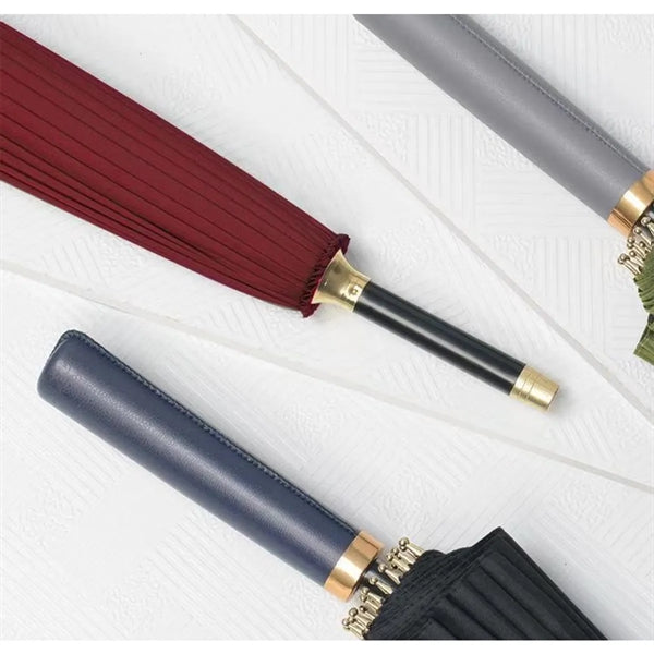 24 Ribs Large Golf Umbrella With Pu Handle