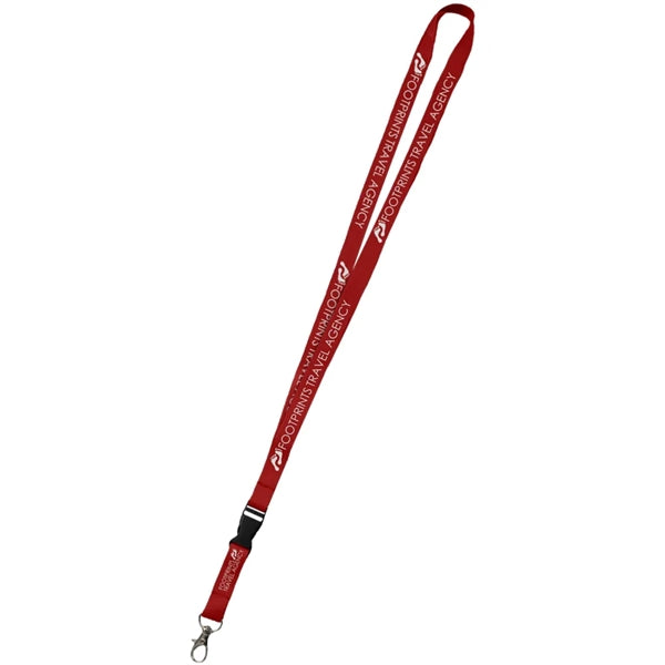 36" Dye Sublimation Lanyards with Buckle Release