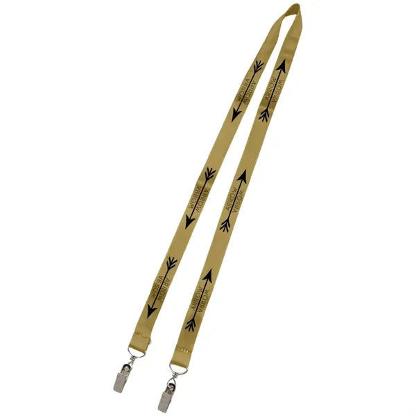 0.75" Double Ended Dye-Sublimation Lanyard