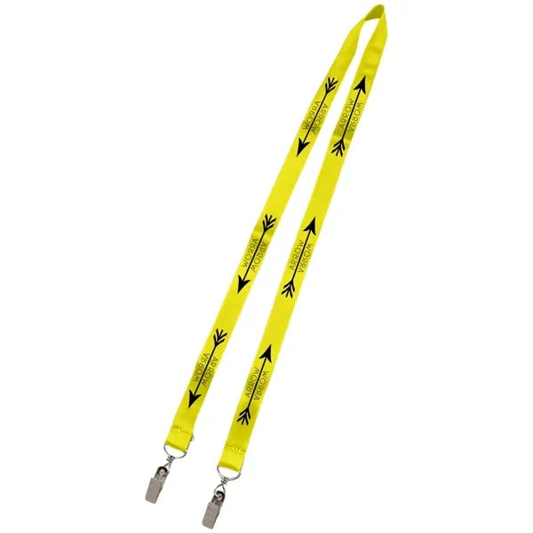0.75" Double Ended Dye-Sublimation Lanyard