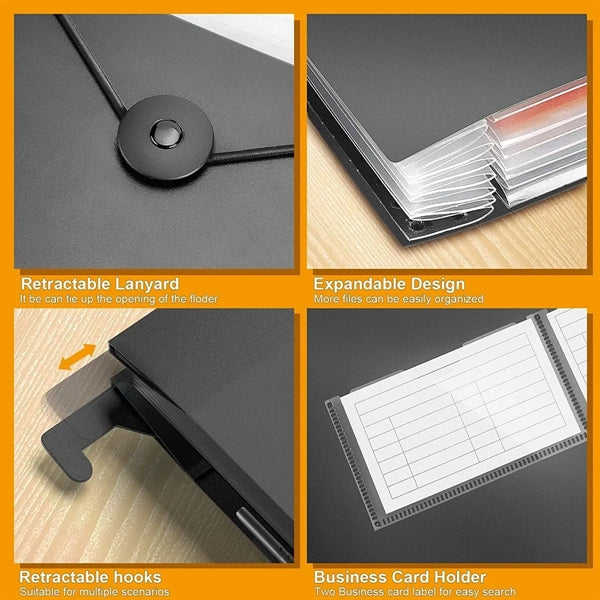 Letter Size Hanging Expandable Accordion File Folders