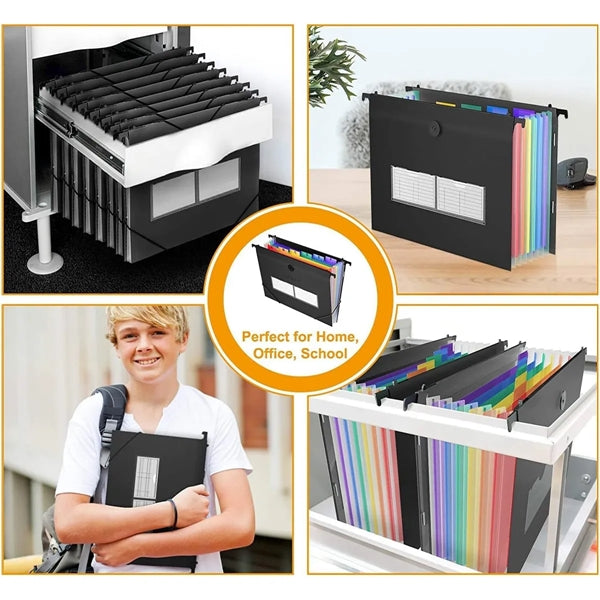 Letter Size Hanging Expandable Accordion File Folders