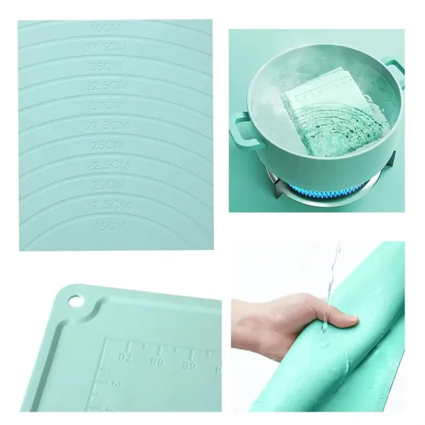 Food-Grade Thickened Silicone Kneading Pad