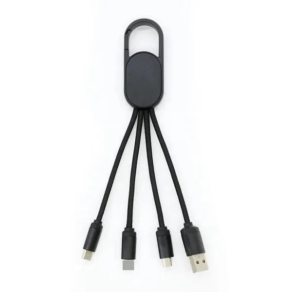 Multi Charging Cable Short 0.6FT With LED Light Trim