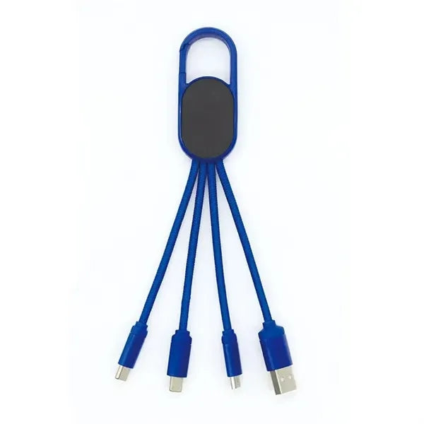 Multi Charging Cable Short 0.6FT With LED Light Trim