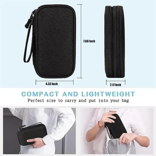 Travel Cable Electronic Accessory Storage Tote Bag