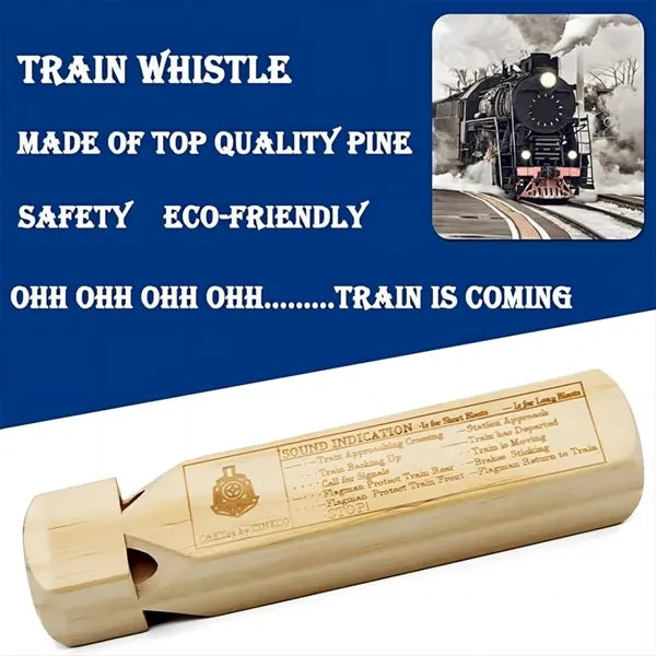 Wooden Train Whistle