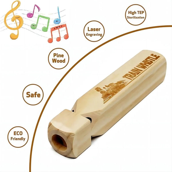 Wooden Train Whistle