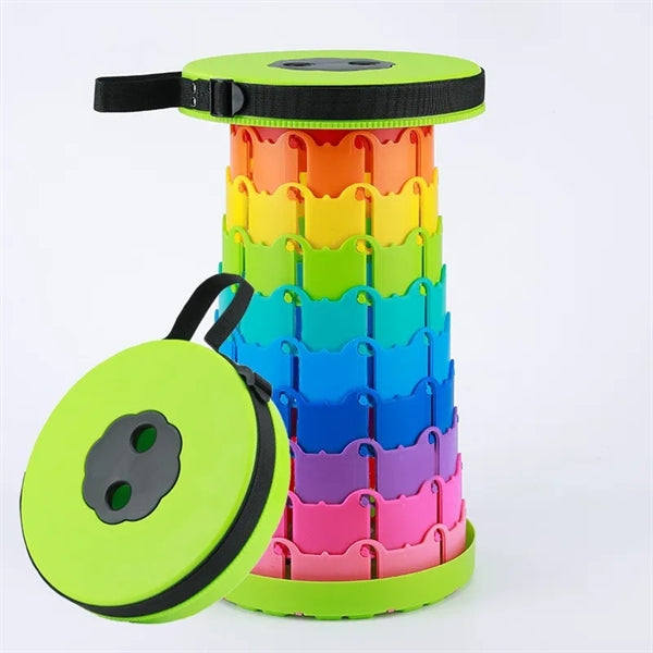 Rainbow Design Upgraded Folding Stool Lightweight