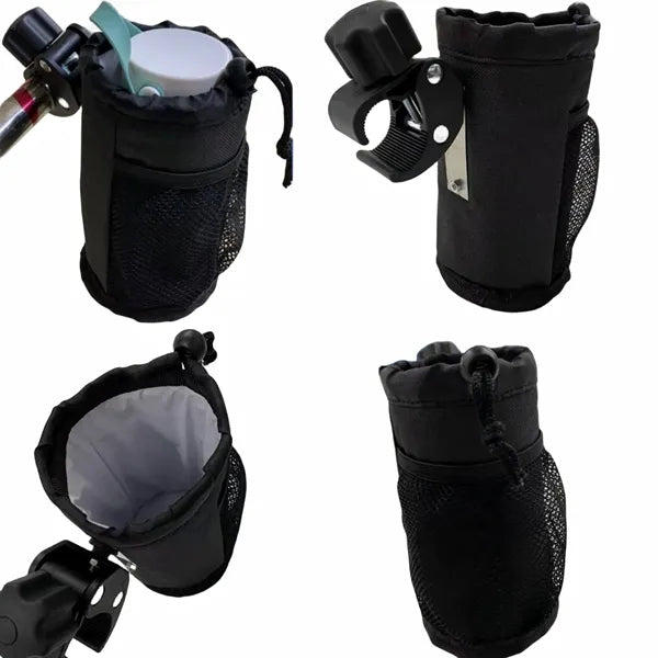 360 Around Rotation Dual Cup Holder For Bike, Baby Stroller